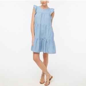 J. Crew Quiet Harbor Cotton Mini Dress